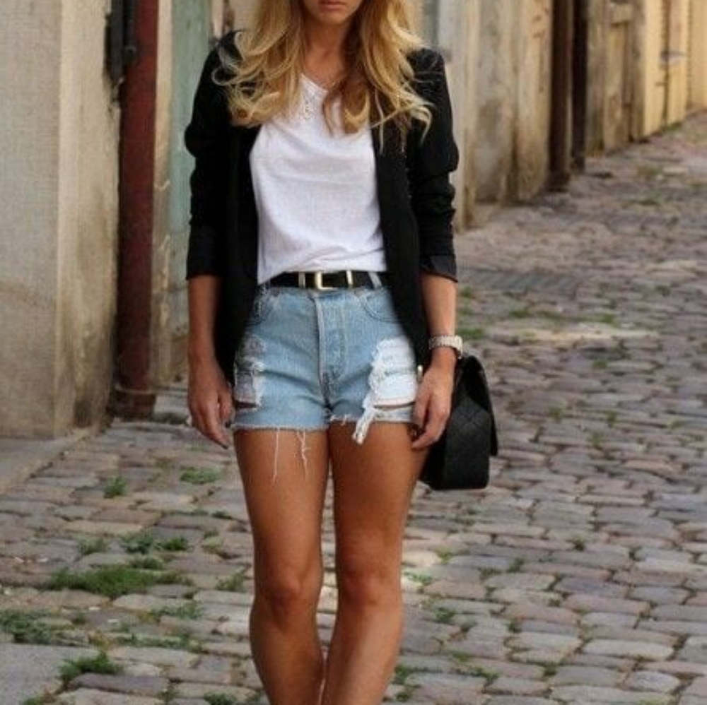 Vans high waisted shorts.
